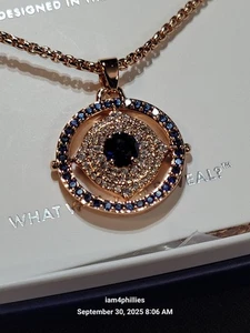 Bomb Party September NK81499- Remembered Dreams, Sapphire on Rose Gold Plating - Picture 1 of 5