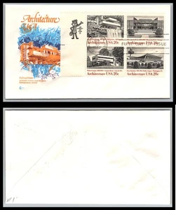 US FDC # 2019-2022 20c Architecture  CCCachets ZIP Block UL 1983, 9Q2360 - Picture 1 of 1