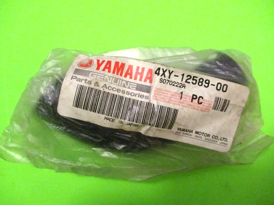 NOS 复古雅马哈摩托车软管 ~ 部件 4XY-12589-00-00 我们出售原装零件 — 第 1/1 张图片