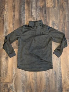 U A - UNDER ARMOUR COLD GEAR LONG SLEEVE OLIVE GREEN PULLOVER - SIZE SM/P/CH - Picture 1 of 8