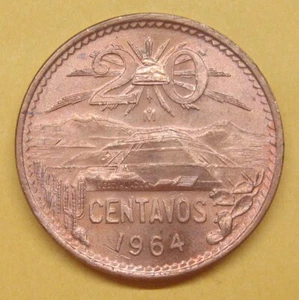 Mexiko 1964 20 Centavos Schaut mal rein - Bild 1 von 2