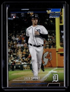 2022 Topps Stadium Club Chrome ZACK SHORT RC Blue Refractor #132 /199 - Picture 1 of 2