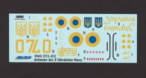 Antonov An-2 Ukrainian Navy 1/72 Rush Model Kits D72012 - Picture 1 of 1