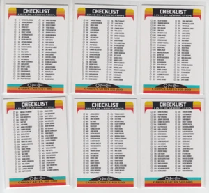 2024/25 OPC Retro Checklists Set (6 Cards) #100 #200 #300 #400 #500 #600 - Bild 1 von 2