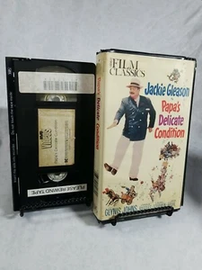 Papa's Delicate Condition (VHS, 1963) Jackie Gleason, Film Classic Video Rare - Picture 1 of 2