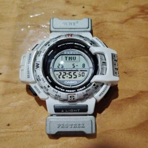 Vintage Casio Pro Trek PRT-40ISJ-7T Special Serie WWJ Men's Wristwatch USED - Picture 1 of 6