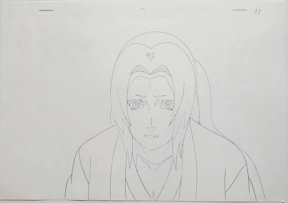 Naruto Animation Production Cel Drawing Douga: Tsunade - 4333 - Image 1 of 1
