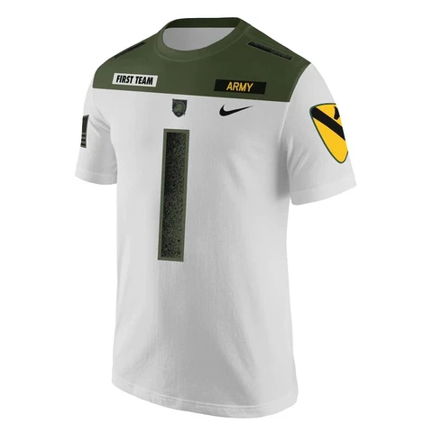 Nike Men’s Army Black Knights 1st Calvary Division Football Jersey Shirt Large L Cover