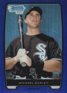 2012 Bowman Chrome Prospects Blue Refractors Baseball Card #BCP127 Earley/250