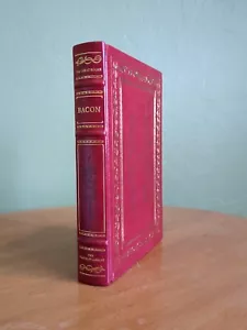 Franklin Library Great Books Western World Sir Francis Bacon Leather EUC - Picture 1 of 11