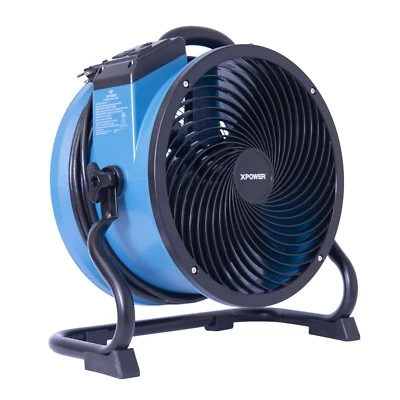 XPOWER X-39AR 2100 CFM Industrial Sealed Motor Axial Fan Air Mover w Outlets - Image 1 of 4
