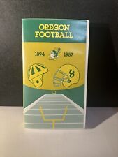 The History Of Oregon Football Very Rare VHS tape University Of Oregon Ducks 🔥