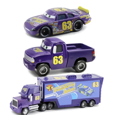  Model Car Disney Pixar Cars Transberry Juice NO.63 Truck&Pickup&Car - Image 1 of 4