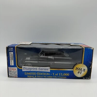 Classics Metal Works Black 1949 Mercury Club Coupe 1:24 Scale Diecast Car 10103 - Image 1 of 4