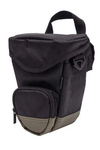 Holster Kameratasche mit Hüft- und Schultergurt schwarz & grün ideal für DSLR Mi - Bild 1 von 20