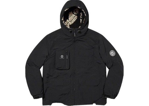 Giacca ripstop reversibile supreme x timberland