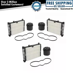 Ecogard 3 Piece Replacement Fuel Filter Water Separator Set for Ford Super Duty - Picture 1 of 5