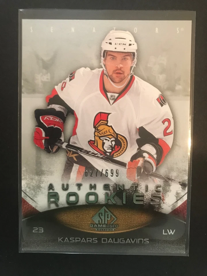 2010-11 SP Game Used Rookie #151 Kaspars Daugavins RC /699 - Image 1 of 1