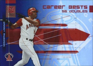 2003 Donruss Elite Career Bests Anaheim Angels Baseball Card #3 Garret Anderson