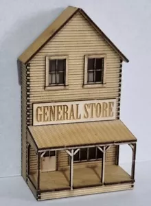 Trackside Models HO Scale Laser Cut "General Store" Low Relief - SM1062L - Picture 1 of 2