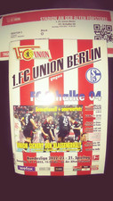 Union Berlin - Schalke 04 2022/23 1.BL program stadium booklet + used ticket PaH
