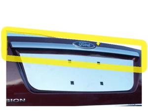 Stick-on Stainless Steel License Plate Top Trim For 2006-2009 Ford Fusion - Picture 1 of 4