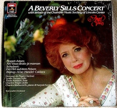 A Beverly Sills Concert 1985 Angel Voices Records # AV-34036 OPERA Sealed LP - Image 1 of 4
