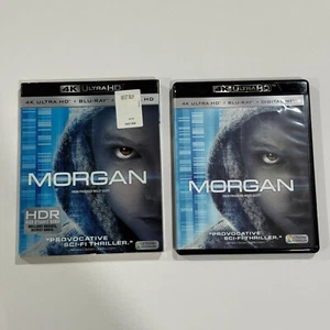 Morgan (4K Ultra HD Blu-Ray, 2016) W/ Slipcase-Code Used-Tested - Foto 1 di 3