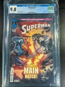 🦸SUPERMAN #14🦸CGC 9.8 MINT🦸Lobo vs Superman Cover🦸FREE SHIPPING🦸 - Picture 1 of 8