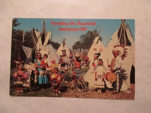 Indian Villages North Platte Nebraska NE Postcard - Picture 1 of 2