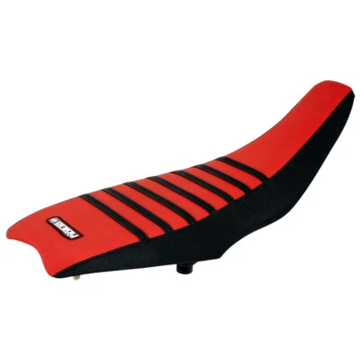 Cubierta de asiento Honda TRX 450 R ER 2004-2018 negro/rojo/negro costillas de Enjoy Mfg #197 Foto 1 de 4