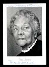 Tilla Durieux Autogrammkarte 50er Jahre Original Signiert ## BC 191134