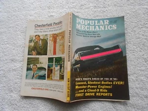 POPULAR MECHANICS Magazine-OCT,1965-NEW CARS: WHAT'S AHEAD IN '66 - Picture 1 of 3