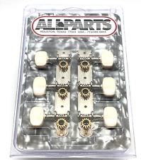 Allparts Nickel 3x3 Strip Style Slotted Headstock Guitar Tuners TK-0776-001 for sale