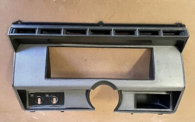 80-86 Ford F150 F250 F350 Bronco Dash Instrument Cluster Bezel Gray Carbon OEM Foto 1 de 4