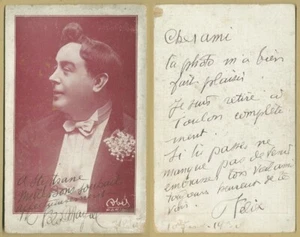Félix Mayol (1872-1941) - Chanteur français - Rare photo dédicacée - 1930 - Foto 1 di 3