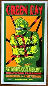 MINT & SIGNED Green Day Hollywood Palladium 1994 TAZ Poster 207/400 - Picture 1 of 1