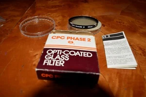New CPC Phase 2 55mm Polarizer Screw-In Filter Made in Japan Box and case - Picture 1 of 3