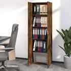 Modern Wooden Tall 2 Door Home Office Storage Cabinet Unit With Shelves Wood