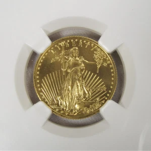 1996 1/4oz Gold Eagle NGC MS70 Certified Coin AG585 - Picture 1 of 4