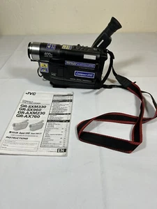 JVC  Compact VHS Camcorder GR-AXM230 400x Zoom with Case & Battery - Not Tested - Picture 1 of 12
