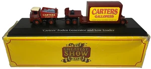 Atlas 1:76 Foden Ballast Tractor Generator & Low Loader Carters Steam Fair USED - Picture 1 of 10