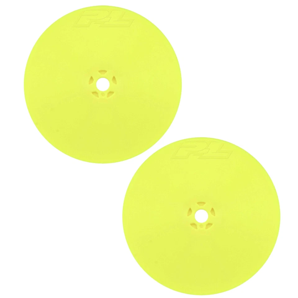 Pro-Line 2768-02 Velocity 2.2" 4WD Front Yellow Wheels (2) : B74 / EB410 - Image 1 of 1