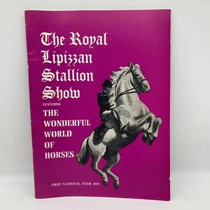 VTG 1970 Royal Lipizzan Stallion Show Program "The Wonderful World of Horses" - Picture 1 of 7