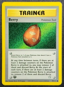 Berry 99/111 2000 Neo Genesis WOTC Carta Pokemon Vintage Comune 1° Edizione - Foto 1 di 2