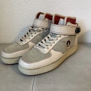 Coach NASA Collection Spaceship Beige Hi Top Sneakers G1013 Men Sz 6.5D SHOES2 - Picture 1 of 19