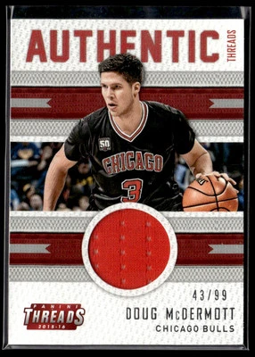 2015-16 Panini Threads Doug McDermott Authentic Threads #/99 HS - Image 1 of 2