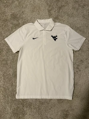 Polo WVU Nike Grande West Virginia Mountaineers Team Edición Blanco Foto 1 de 3