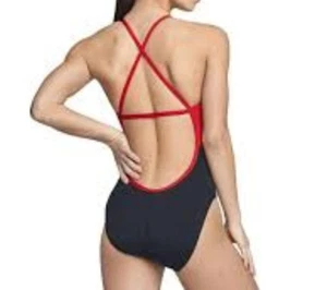 Speedo Swimsuit Youth 22 One Piece Endurance Plus Cross Back Racing Cut - Picture 1 of 12