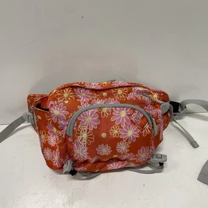 Jansport Coltrane marsupio marsupio marsupio porta borraccia fiori arancione usato in ottime condizioni - Foto 1 di 6